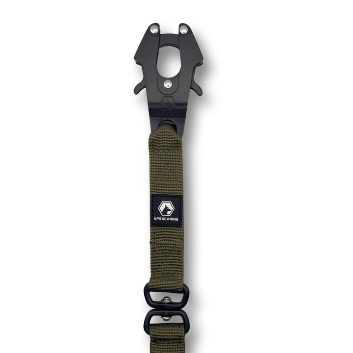 ApexCanine 1.4m Tactical Swivel Dog Lead - In colour Khaki