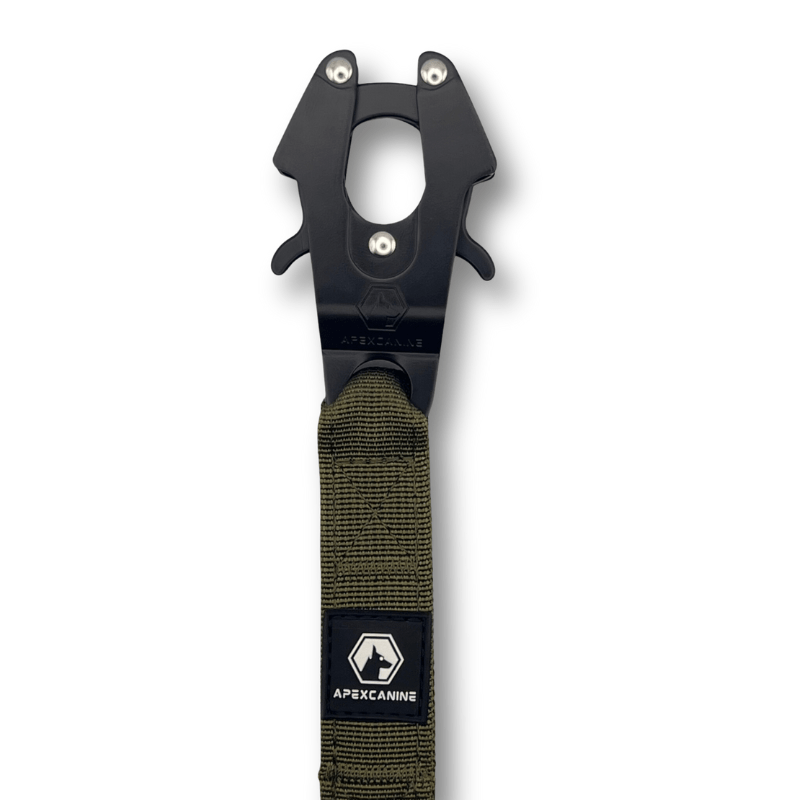 ApexCanine 1.4m Tactical Swivel Dog Lead - In colour Khaki