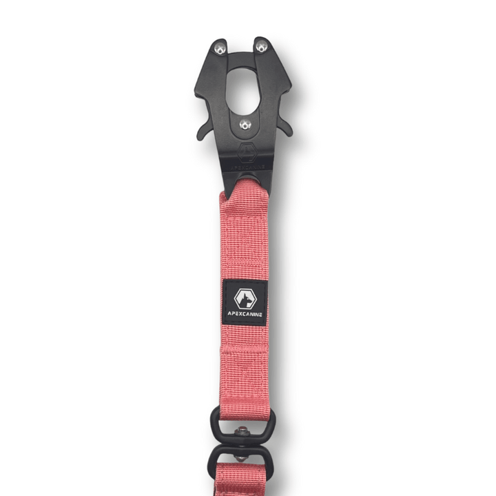 ApexCanine 1.4m Tactical Swivel Dog Lead - In colour Pink