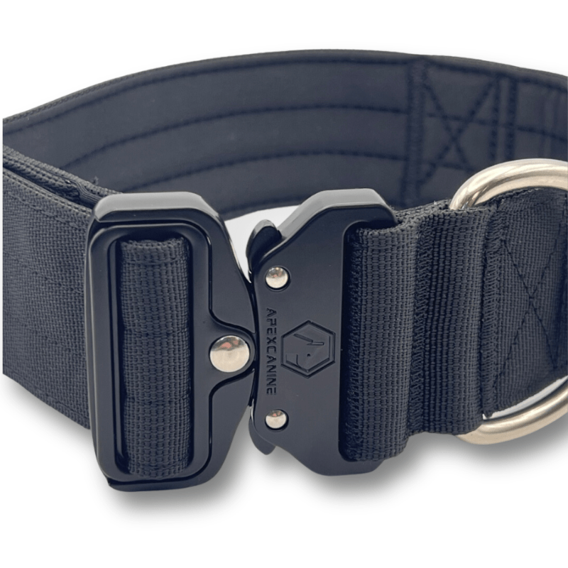 ApexCanine Tactical Dog Collar - Black